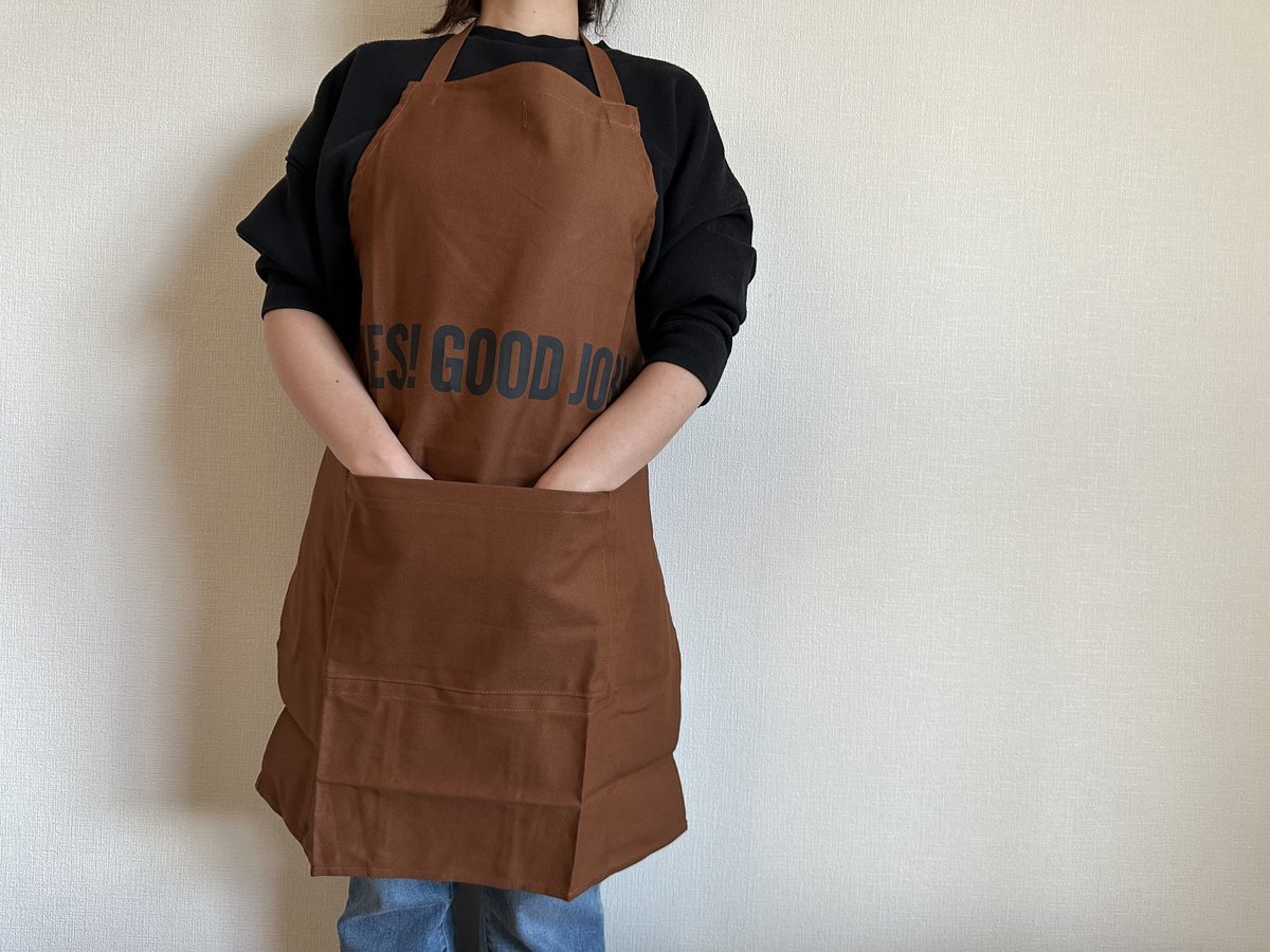 ◾️ひなまなママ◾️DRESSSEN ドレスセン エプロン 茶 ◾️ひなまなママ◾️DRESSSEN ドレスセン エプロン 茶 ◾️ひな