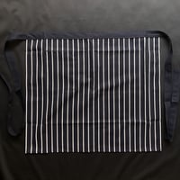 LOWER WALL LONG  APRON“STRIPE” APRON    NAVY COLOR
