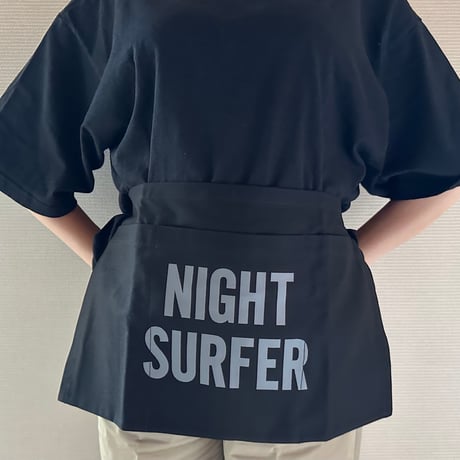 DRESSSEN  LWB2 LOWER WALL APRON  "NIGHT SURFER"(腰巻きエプロンです)BLACK COLOR