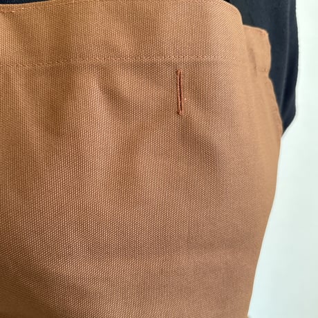 WPA2TSB W ポケットエプロン“2TONE COLOR”※BROWN COLOR
