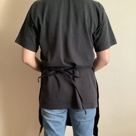ADULT APRON DR(DARK NAVY)0   "NON TITLE“ DARK NAVY  COLOR ※こちらのエプロンは無地です。