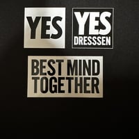 DST1 ステッカー3枚セット(YES、YES DRESSSEN、BESTMIND TOGETHER)