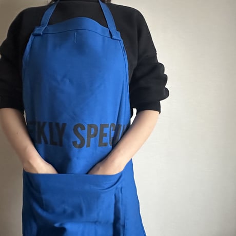 DRESSSEN  DRVBLU3   REVERSIBLE  APRON“DAILY SPECIAL/WEEKLY SPECIAL(リバーシブルエプロン)