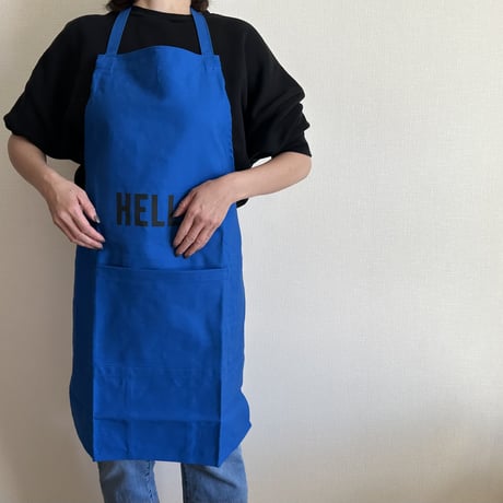 DRESSSEN  DRVBLU5 REVERSIBLE  APRON“HELLO/GOODBYE”リバーシブルエプロン)