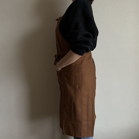 PR30 THE PROFESSIONAL APRON“ YES！GOOD JOB！” (BROWNカラー)※首紐の長さが調整できます。