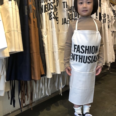 👦👧DRESSSEN KD13 KIDS APRON   "FASHION ENTHUSIAST"(※キッズエプロンです)