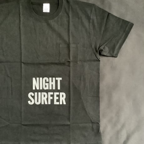 DRESSSEN  DSSB4 DRES“SPECIAL”SSEN   ”NIGHT SURFER“ T-SHIRTS (GREYロゴ) ●BLACK COLOR