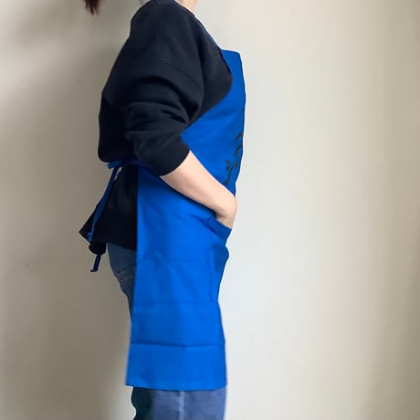 ADULT APRON  DR(BLU)3 “イエス　グッド　ジョブ” APRON  🔵 CALIFORNIA BLUE  COLOR