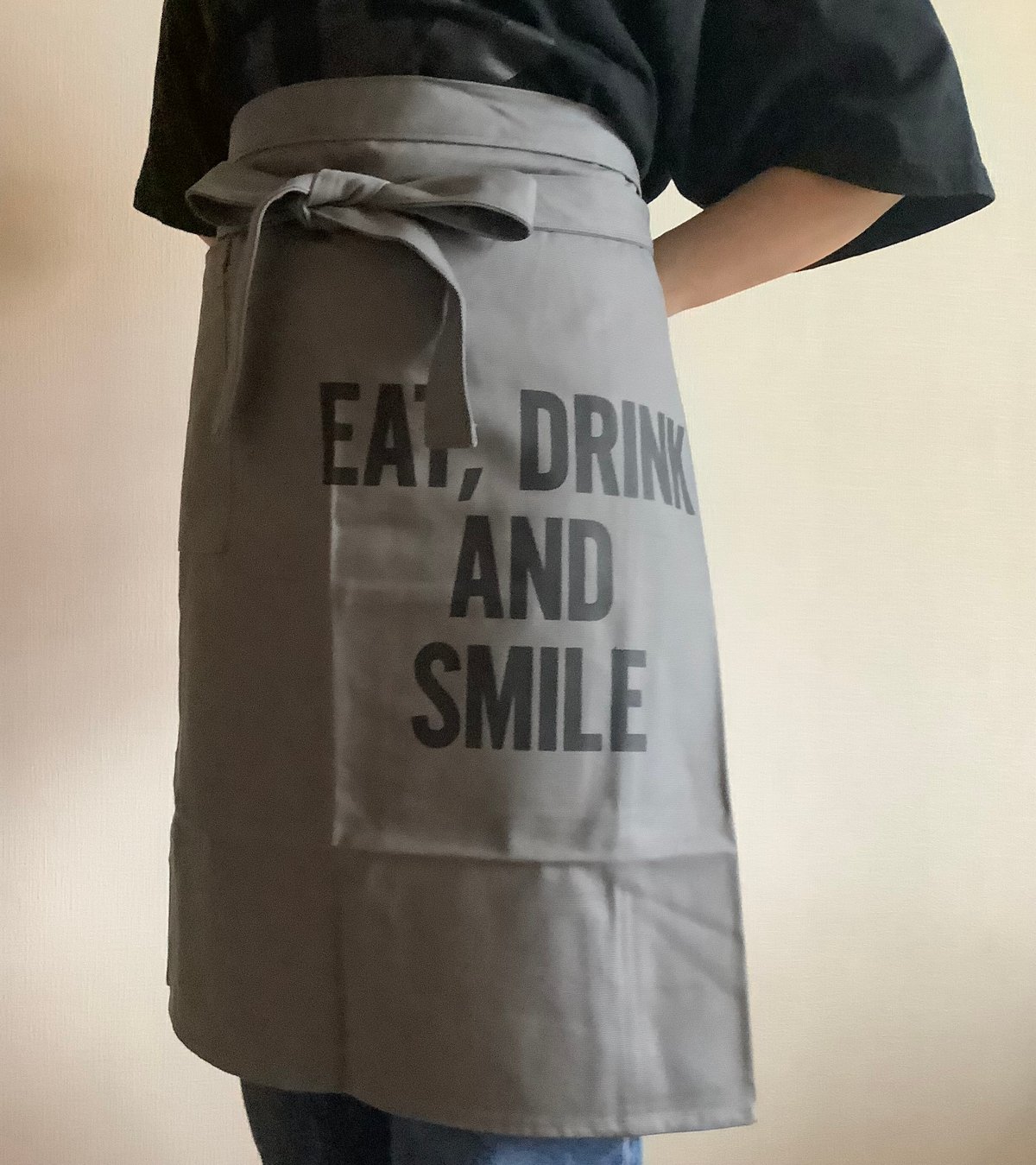 DRESSSEN LWLGR2 “EAT,DRINK AND SMILE”APRON(腰巻