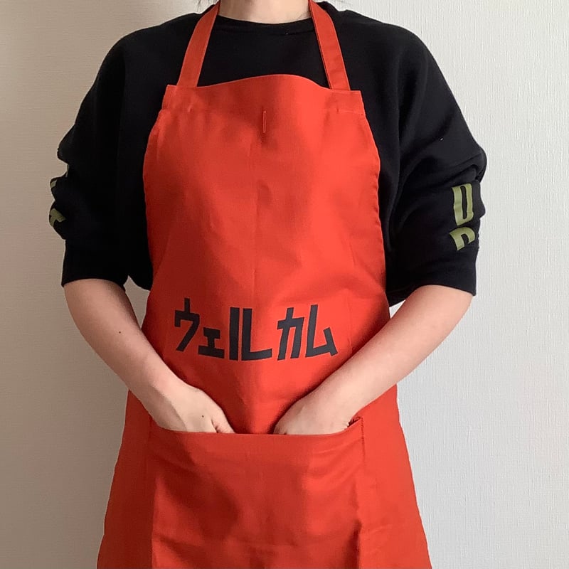 新品DRESSSEN エプロン VERY WELCOME ADULT APRON #10 VERY WELCOME APRON | DRESSSEN公