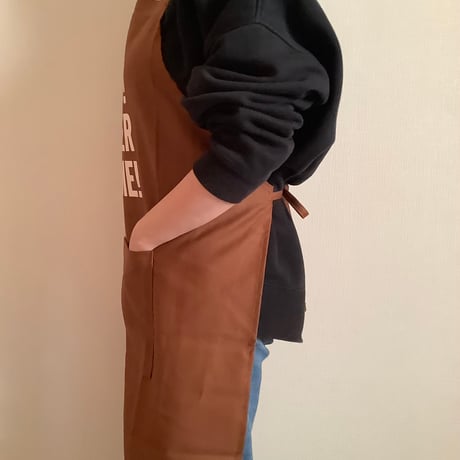 DR(BN)10  ADULT APRON YES! BEER TIME！  ※生成色ロゴ
