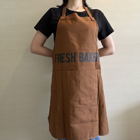 DRESSSEN  DRVBRN1   REVERSIBLE  APRON“BAKE・BAKER・BAKING ALL DAY/FRESH BAKERY