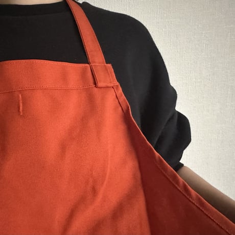 DRESSSEN  DRVNO2 REVERSIBLE  APRON“ORIGINAL STYLE/LOCAL STYLE”(リバーシブルエプロン)  NEW ORANGE