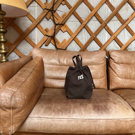 SNDB1 SMALL  DAY BAG “YES” DARK  BROWN COLOR