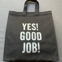 DRESSSEN  MARKET BAG NEW LARGE MKTNL2 “YES！GOOD  JOB！” (BLACK  COLOR)