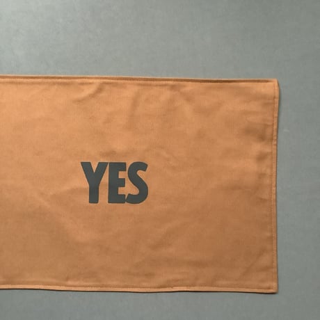 REVERSIBLE PLACE MAT REVMBR1 “YES/EATS ＆DRINKS(BROWN  COLOR)