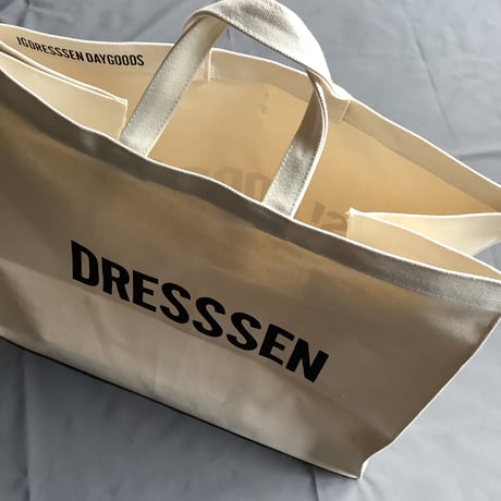 DRESSSEN  MBXL3  MARKET  BAG  XLARGE “YES  GOOD  JOB/ DRESSSEN✴️(こちら生地は生成り色です。