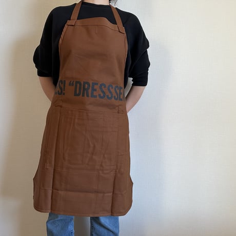 DRESSSEN  DRVBRN9 REVERSIBLE  APRON“THINK BEAUTIFUL/YES！ DRESSSEN    (リバーシブルエプロン)