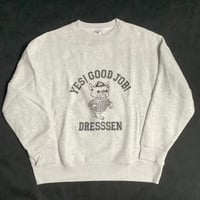 DSW4   DRES“SPECIAL”SSEN  SWEAT  SHIRTS  “DOG  DESIGN (GREY  COLOR  )
