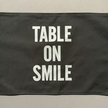 REVERSIBLE PLACE MAT REVMBK11   “YES！GOOD JOB！/TABLE ON SMILE (BLACK  COLOR)