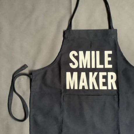 👶DRESSSEN BKDN3 BABY KIDS APRON ”SMILE MAKER“(ベイビーキッズエプロンです。)  ※ダークネイビー