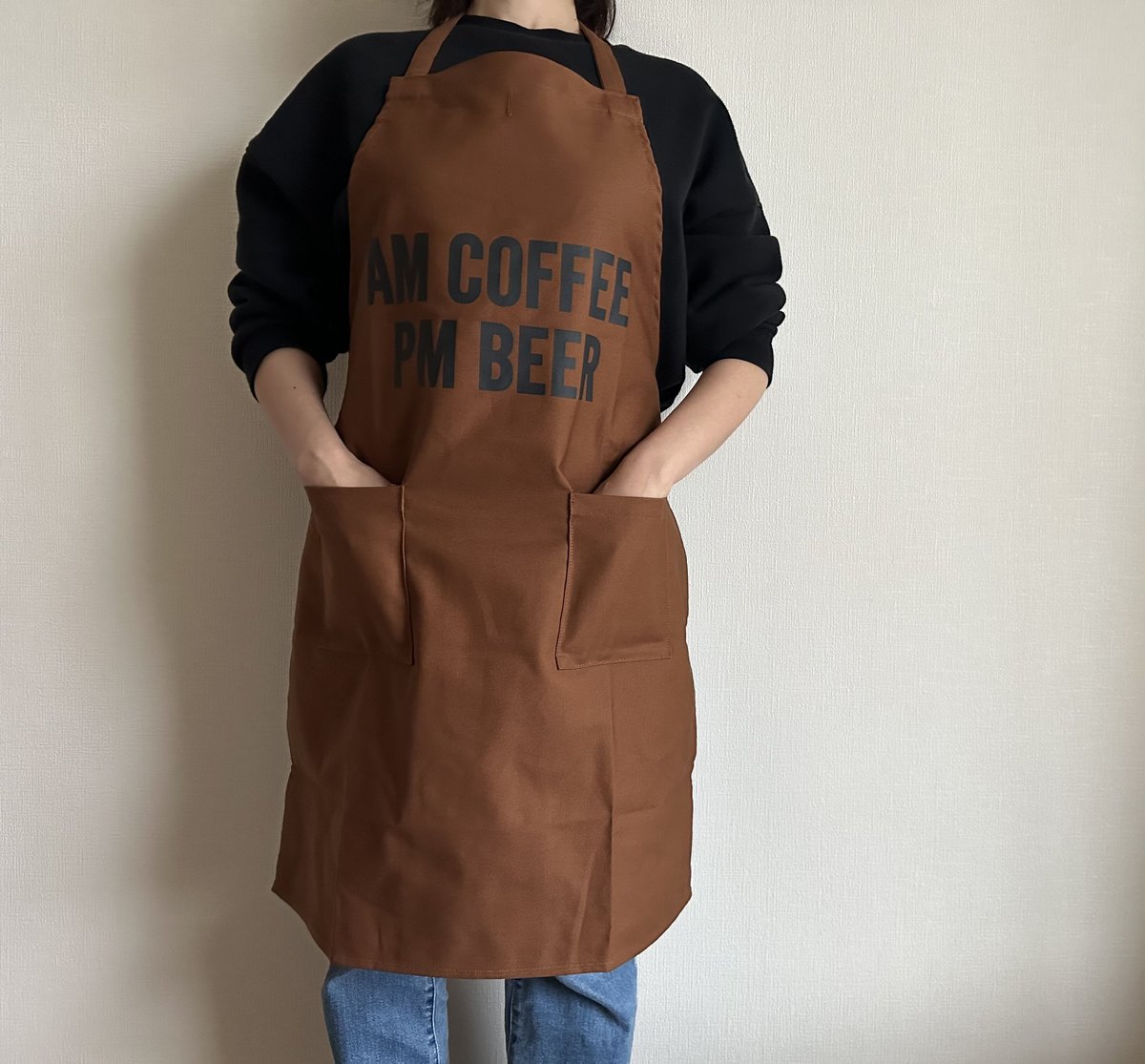 ◾️ひなまなママ◾️DRESSSEN ドレスセン エプロン 茶 ◾️ひなまなママ◾️DRESSSEN ドレスセン エプロン 茶 ◾️ひな