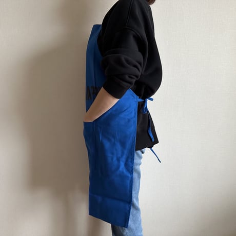 DRVBLU4 REVERSIBLE  APRON“MEAT”HAPPY/SEE  YOU AGAIN(リバーシブルエプロン)