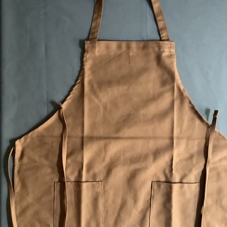 WPAB0  DAY USE W POCKET  APRON   ”NON  TITLE BROWN COLOR ”  ※こちらの商品は無地です　⭐️再入荷しました!