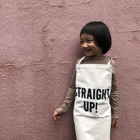 👦👧DRESSSEN KD11 KIDS APRON  "STRAIGHT UP"(※キッズエプロンです)