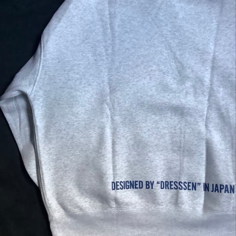 DRES“SPECIAL”SSEN   HOODED SWEAT  SHIRTS  イｴス！グッドジョブ！ (GREY  COLOR) ※ブルーロゴ