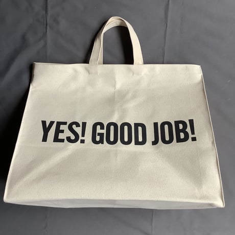 DRESSSEN  MBXL3  MARKET  BAG  XLARGE “YES  GOOD  JOB/ DRESSSEN✴️(こちら生地は生成り色です。