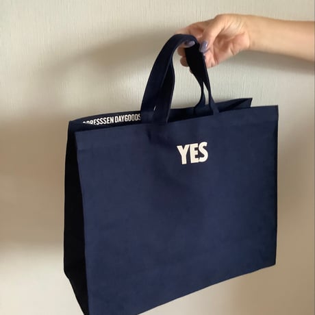 DRESSSEN  MARKET BAG [◉LARGE]  MLL1   “YES“  DARK NAVY COLOR