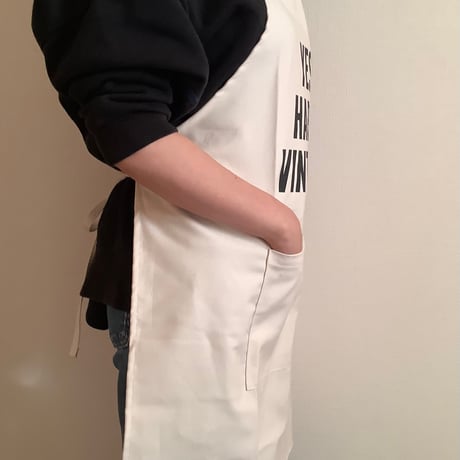 ADULT APRON #23 "YES! HAPPY VINTAGE !