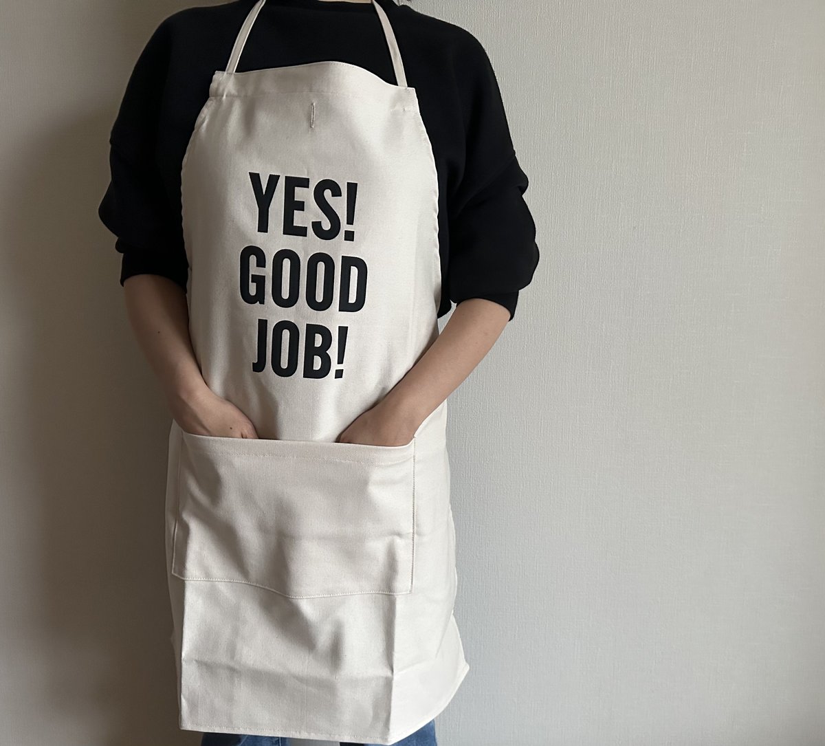 【未使用】DRESSSEN エプロン　日本製　綿100% 新垣結衣さん ADULT APRON #4 
