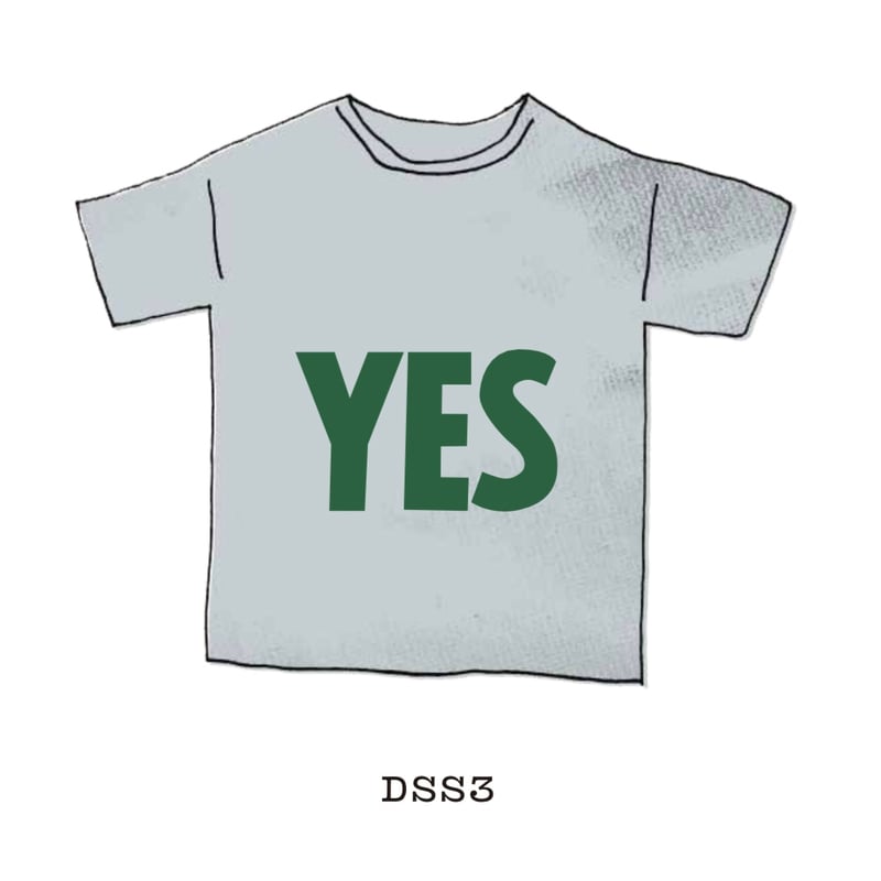 DSS3 DRES“SPECIAL”SSEN YES T-SHIRTS (グリーン色ロ