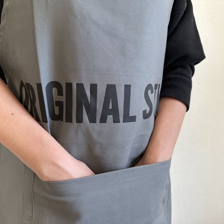 DRVG14  REVERSIBLE  APRON“ORIGINAL STYLE /LOCAL STYLE (リバーシブルエプロン)  GREY COLOR