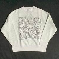 DSW5  DRES“SPECIAL”SSEN  SWEAT  SHIRTS  “ARCHIVE DESIGN ”  (GREY  COLOR  )