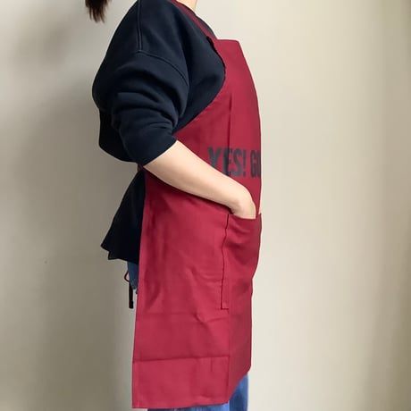 DRESSSEN  DRVBD2 REVERSIBLE  APRON“YES！GOOD JOB！/YES“ DRESSSEN ”リバーシブルエプロン)