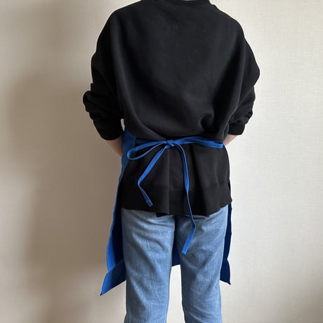 DRVBLU4 REVERSIBLE  APRON“MEAT”HAPPY/SEE  YOU AGAIN(リバーシブルエプロン)