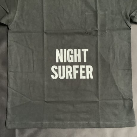 DRESSSEN  DSSB4 DRES“SPECIAL”SSEN   ”NIGHT SURFER“ T-SHIRTS (GREYロゴ) ●BLACK COLOR