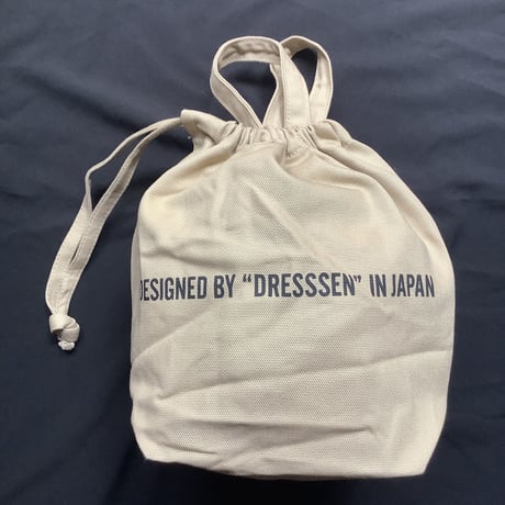 SMDLT2 DRESSSEN SMALL DAY BAG”DESIGNED BY“ DRESSSEN” IN  JAPAN (LATTE COLOR)