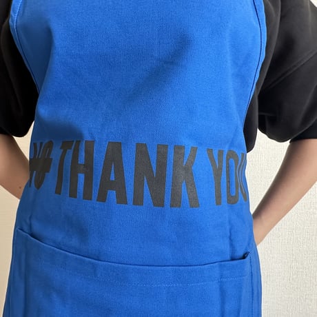 DRESSSEN  DRVBLU2 REVERSIBLE  APRON“YES/NO THANK YOU※NOには➖線があります。(リバーシブルエプロン)
