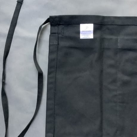 DRESSSEN  LWB2 LOWER WALL APRON  "NIGHT SURFER"(腰巻きエプロンです)BLACK COLOR