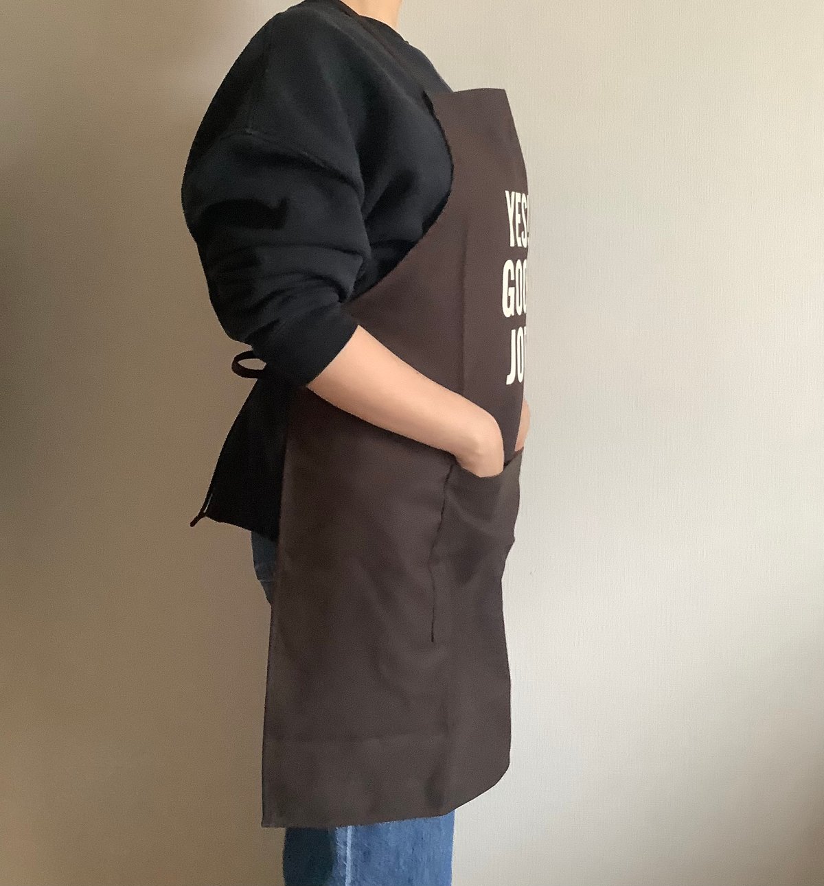 DRESSSEN ドレッセン エプロン ブラウン 2Pocket DRESSSEN DRVBRN7 REVERSIBLE APRON“YES！GOOD J