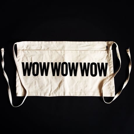 DRESSSEN  LW16 LOWER WALL APRON  "WOWWOWWOW"(腰巻きエプロン)