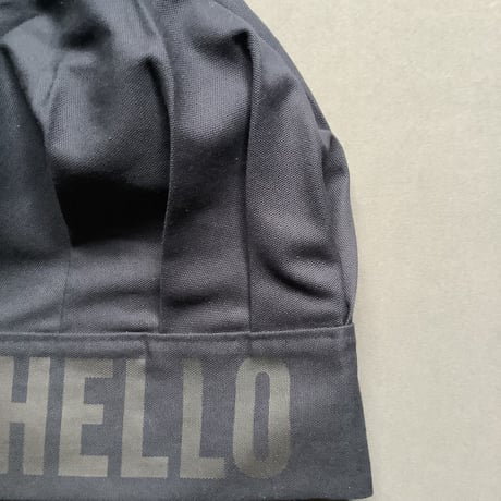 CCDN2 CHEF’S CAP  “HELLO”(ダークネイビーカラー)