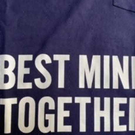 DRESSSEN  DSST99  DRES“SPECIAL”SSEN    “BEST MIND TOGETHER” T-SHIRTS (生成りロゴ) ネイビーカラー