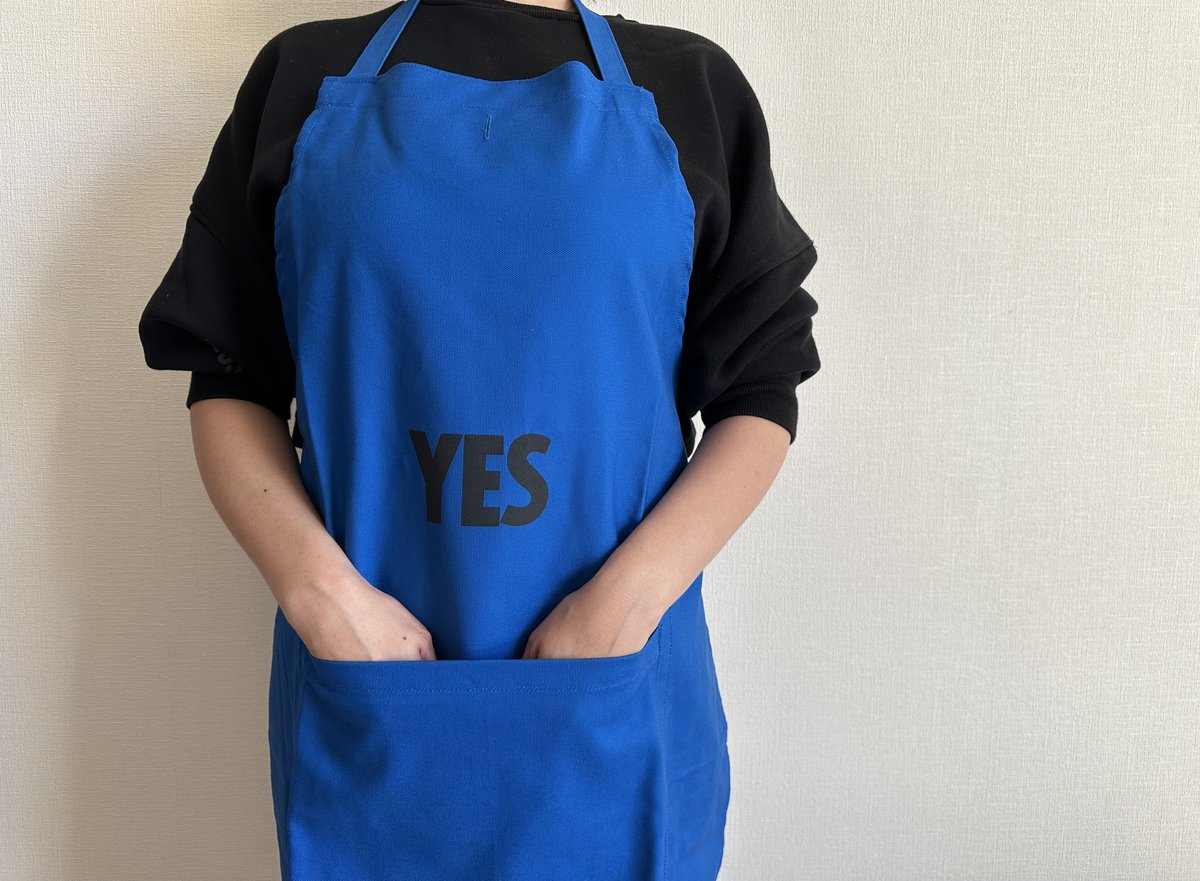 DRESSSEN エプロン ネイビー SHIPS（シップス）の「DRESSSEN:ロゴ エプロン(ADULT)【SHIPS