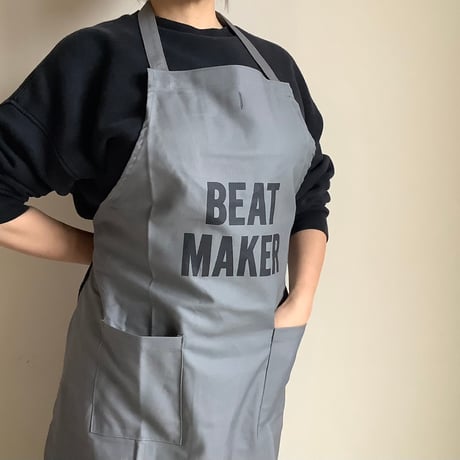 WPAGR15  DAY USE W POCKET  APRON   “BEAT MAKER“ GREY  COLOR