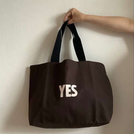 DTRDB1   TRAINING BAG ”YES/YES    DARK BROWN  COLOR  ※両面にYESのプリントがございます。